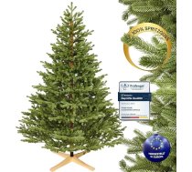 Premium mākslīgā Ziemassvētku eglīte 180 cm Skandināvijas egle [100% injekcijas forma] Mākslīgā Ziemassvētku eglīte, ieskaitot FSC sertificētu koka statīvu I Ziemassvētku eglīte ražota ES