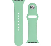 Silikona siksniņa Apple Watch 2-9/SE 38/40/41mm silikona siksniņa APS gaiši zaļa