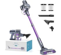 Lubluelu Bezvadu putekļsūcējs ar 25000Pa sūkšanas jaudu, putekļsūcējs ar līdz 50 minūšu darbības laiku, brīvi stāvošs ar noņemamu akumulatoru cietām grīdām, mājdzīvnieku matiem, paklājiem