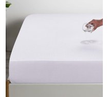 K&A® Frotē ūdensnecaurlaidīgs matrača aizsargs | Mīksts frotē matrača pārvalks | Nealerģisks, kluss un elpojošs | 40 cm īpaši dziļa kastīte | Pielāgājams pārklājs (King (150 x 200 cm))