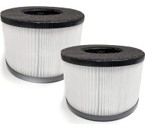 Nispira 3-in-1 True HEPA filtra nomaiņa, kas saderīga ar Himox gaisa attīrītāju AP01 H01 2 iepakojumi