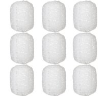 10 gab Ķīniešu papīra laternas Hollow Out Hanging Āzijas japāņu baltās papīra lampas 6 collu laternas dzimšanas dienas svinībām Kāzu bērnu svētku dekorēšanai Mājas dekors