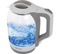 Elektriskā tējkanna yukon ekk025w (1500w 1.7l; krāsa balta)