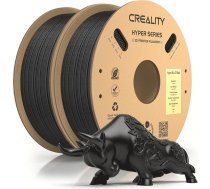 Creality Oficiālā oglekļa šķiedra Hyper PLA Filament Black 2kg 3D printera filaments ātrdarbīgai drukāšanai Izturīgs un izturīgs Smooth Overhang Performance Dimensiju precizitāte +/- 0.03