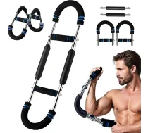 Twister Arm Trainer, roku trenaЕѕieris mДЃjas lietoЕЎanai, 40вЂ“100 mДЃrciЕ†u regulД“jams krЕ«ЕЎu trenaЕѕieris, roku trenaЕѕieris, Twister Arm Trainer, pДЃrnД“sДЃjams Power Twister Bar, noЕ†emams dizains, fitnesa jebkurДЃ vietДЃ