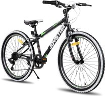 JOYSTAR Lubbock 20 24 collu bērnu velosipēds zēniem un meitenēm vecumā no 7 līdz 12 gadiem Hardtail kalnu velosipēds bērniem ar 1 ātrumu/7 ātrumu pārnesumiem, baltiem sienu riepām, bērnu velosipēds