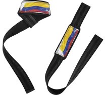 Svarcelšanas jostas ar Kolumbijas karogu, Power-Workouts, 1 pāris fitnesa jostas svarcelšanai, fitnesa zāle, stieņa celšana, treniņš