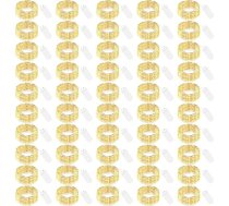 btfarm Pack of 50 20 LED Mini pasaku gaismas ar akumulatoru, 2 m sudraba stieples mazas pasaku gaismas, darbināmas ar akumulatoru, mikro pasaku gaismas stieple iekštelpu Ziemassvētku kāzu svinību dekorēšanai, silti balta