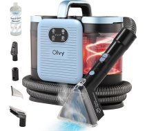 Olvy Carpet Cleaner PRO - Mitrais putekļu sūcējs ar tvaiku - 100°C tvaika tīrītājs - Dīvānu tīrīšanas ierīce - Dīvāna tīrīšanas ierīce - Mitrais putekļu sūcējs - ietver tīrīšanas ierīci - 1650W - Matraču tīrītājs