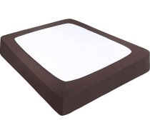 PiccoCasa Box Spring Cover, elastīgs auduma 4 sānu gultas svārki, izturīgi pret grumbu veidošanos lietošanai mājās, elastīgs matrača pārvalks, piemērots matračiem līdz 14 collām, brūna King Size Bed