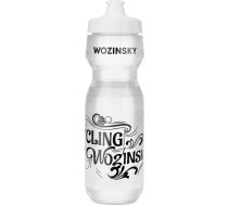 Velosipēda dzeramā ūdens pudele 750ml - caurspīdīga