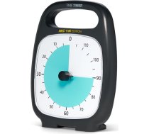 TIME TIMER PLUS 120 minūšu vizuālais atpakaļskaitīšanas pulkstenis Make Time Edition - bērniem klasē, mācībām, vingrinājumiem un virtuves taimeris (melns)