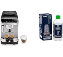 De'Longhi Magnifica Evo ECAM 292.33.SB Pilnībā automātisks kafijas automāts ar piena putu sprauslu, 5 tiešās izvēles pogām espresso kafijai un citiem kafijas ēdieniem, x2 funkcijas, sudraba/melns