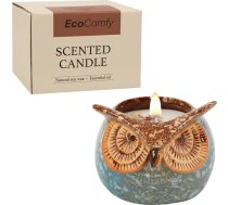 Pūces svece dāvana sievietēm, 350 g lavandas aromāta svece ar kaltētiem ziediem, Ziemassvētku sveču komplekts ar 30 stundu degšanas laiku