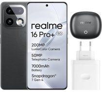 realme viedtālrunis 16 Pro+ 5G 256GB 8GB Master Grey INT+NFC RMX5131 EU AMZ