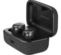 Sennheiser Momentum True Wireless 4 - viedās austiņas Bluetooth 5.4, kristāldzidra skaņa, ergonomisks dizains, 30 stundu akumulatora darbības laiks, adaptīvais ANC - melni grafīta krāsā