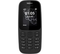 Nokia 105 Lielbritānijas bezSIM mobilais tālrunis - melns