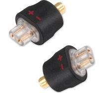 okcsc 0.78/0.75 Dual Pin Cable to MMCX Male Adapter Work for 0.78/0.75 2 Pin Cable Connected with Shure MAGAOSI K5 LZA4 A5 SE215 SE315 SE535 846 425 Black