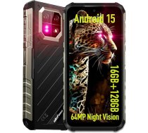 Ulefone Armor 22 (16GB + 128GB) Āra mobilais tālrunis bez līguma, Android 14 6,58 collu FHD+ 120Hz 64MP + 64MP nakts redzamības 6600mAh 33W 4G Dual SIM 5G WIFI/OTG/NFC/GPS/IP69K Būvlaukums