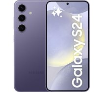 Samsung Galaxy S24 AI viedtālrunis, Android mobilais tālrunis bez līguma, 8 GB RAM, 256 GB atmiņa, 50 MP kamera, ilgs akumulatora darbības laiks, kobalta violets