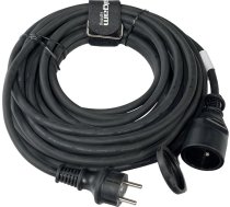 ALGAM LIGHTING tīkla pagarinātājs IP44 - CE sievišķais 3 x 1,5 mm² - 10 m - gumijas materiāls