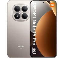 XIAOMI Redmi Note 15 Pro 5G 12+512 Titanium (bez barošanas adaptera)