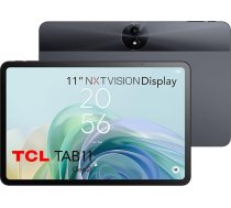 TCL TAB 11 Gen 2 planšetdators, 11 collu NXTVISION displejs, 256 GB atmiņa (paplašināma līdz 1 TB), 6 GB RAM (+6 GB RAM paplašinājums), 8000 mAh akumulators, ātra uzlāde, Android WiFi planšetdators