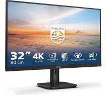 Philips 32E1N1800LA - 32 Zoll Ultra HD monitors, adaptīvā sinhronizācija, HDR10, atskaņotājs (3840x2160, 60 Hz, DisplayPort, HDMI), melns