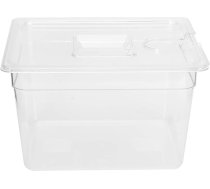 Sous Vide konteiners 11 L, Sous Vide ūdens vannas tvertne ar vāku Pārtikas tvertne, kas piemērota lielākajai daļai Sous Vide katlu Sous Vide piederumi, virtuves Sous Vide pārtikas sagatavošanas uzglabāšanai