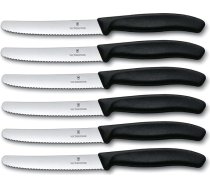 Victorinox Victorinox 6 gab. gaļas nažu komplekts ar viļņotu asmeni