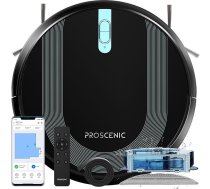 Proscenic 850T bezvadu robotu putekļsūcējs, vadāms ar Alexa, Google Home un lietotni, robotu putekļsūcējs ar slaucīšanas funkciju, 3000 Pa sūcējspēks uz paklājiem un cietajām grīdām, magnētiskā lenta robežu iezīmēšanai