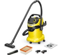 Kärcher mitrā/sausā putekļu sūcējs WD 5 V-25/5/22, pūšanas funkcija, jauda: 1100 W, plastmasas tvertne: 25 l, sūkšanas šļūtene: 2,2 m, komplektā iekļauts sūkšanas birstīšu komplekts