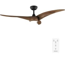Cecotec – griestu ventilatori ar apgaismojumu EnergySilence Aero 5295 Darkwood, 40 W DC motors, 54 collas, ar 15 W LED apgaismojumu, 3 izvēles krāsu toņiem, 3 lāpstiņām, programmējamu taimeri