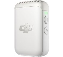 DJI Mic 2 raidītājs (perlamutra baltā krāsā), bezvadu mikrofons, inteliģentā trokšņu samazināšana, 14 stundu iekšējais ierakstīšanas laiks, 6 stundu akumulatora darbības laiks, magnētiskais stiprinājums, Bluetooth mikrofons, videoklipi