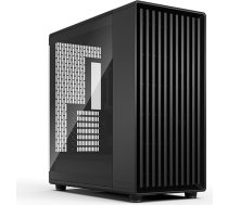 Fractal Design North XL Momentum Black - Korpuss ar stikla sānu logu - melnēta ozolkoka priekšpuse - datorspēļu korpuss - trīs jaudīgi 14 Momentum ventilatori komplektā - ATX/E-ATX