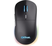 Trust Gaming GXT 926 Redex II Gaming Maus Kabellos 2.4GHz 65 Stunden Akkulaufzeit, Kailh-Schalter, 10000 DPI, 6 Programmierbare Tasten, Wiederaufladbare Gaming-Maus Laptop Computer - Schwarz