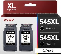PG 545 XL melnā krāsā priekš Canon 545 kasetnes priekš Canon PG 545 XL melnā krāsā priekš Canon Pixma TS3350 MX495 TR4550 TS3150 TR4551 MG2550s MG2555s TS3151 MG3050 MG2950 TS205 (melna 2 gab.)