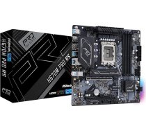 ASRock H670M PRO RS 1700 Socket 2 DDR4 CD76060 Black