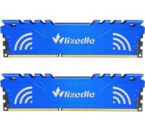 DDR3 RAM 16GB komplekts (2x8GB) 1333MHz CL9 U-DIMM Wlizedle Desktop Memory PC3-10600 240-Pin 1.5V 2Rx8 Dual Rank Channel Non-ECC Unbuffered PC Computer Sdram Sticks Module Upgrade, Blue