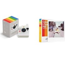 Polaroid - Now Gen3 - Instant kamera + krāsu fotofilmas (8 filmas) - Pebble White