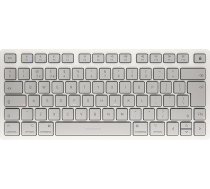 CHERRY KW 7100 MINI BT priekš MAC, kompakta Mac tastatūra ar 3 Bluetooth kanāliem, UK izkārtojums (QWERTY), bezvadu vairāku ierīču tastatūra, mēnessgaismā balta