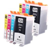 Yowell 920XL 920XL printeru kasetnes, kas saderīgas ar HP 920 XL 920XL multipakete HP Officejet 6500A 6500 6000 7000 7500A 7500, 8 eksemplāru iepakojums