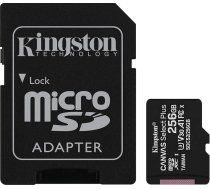Kingston Canvas Select Plus microSD karte, melna, 256 GB