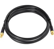 BINGFU WLAN antenas pagarinājuma kabelis no RP-SMA Male uz RP-SMA Female ALSR240 zemo zudumu kabelis Mini PCI Express PCIE bezvadu tīkla kartei WiFi adapteris maršrutētājs vārteja 3 metri