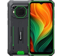 Blackview BV6200 Plus izturīgs viedtālrunis, 6,56 collu HD+ 90 Hz, 32 GB RAM + 128 GB (paplašināma līdz 2 TB), 11000 mAh akumulators, 16 MP + 13 MP kamera, Android 15, IP68/IP69K, NFC, zaļš
