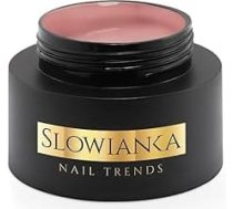 Slowianka Nail Trends Celtniecības gels, celtniecības gels UV, LED gels, tumšs ķermeņa pārklājums, ideāla tikstropija, viegli izlīdzinošs, viegli pašizlīdzinošs, 50 g celtniecības gels želejveida nagiem, celtniecības gels UV lampai, rozā