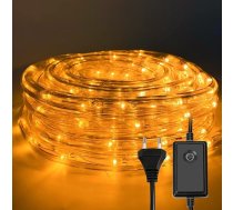 30 m LED gaismas caurule ārā, 720 gaismas caurule ārā, ūdensizturīga LED caurule ar taimeri un 8 režīmu gaismas caurulēm, āra iekštelpām, kāzu svinībām, Ziemassvētku dekoratīvajam apgaismojumam (dzeltena)
