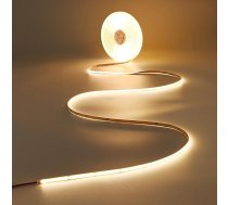 JOYLIT 15 m COB LED lente 24 V silti balta 3000 K, 480 LED/M CRI 90+ 10500LM augsta spilgtuma pašlīmējoša LED lente guļamistabām, virtuves skapjiem (barošanas bloks nav iekļauts)