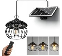 ChunHee Solarlampen für Außen Solar Hängelampe, 4400 mAh mit Schnellladefunktion und geteiltem Design, Solar Hängeleuchte Schutzklasse IP65, für Schuppen, Garagen und Pavillons Hühnerzubehör