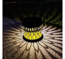 Dekoratīvs saules bateriju lukturis, ar apgaismojumu, paredzēts dārzam, terasei, terasei, terasei, terasei, terasei, terasei, dārzam, dārzam